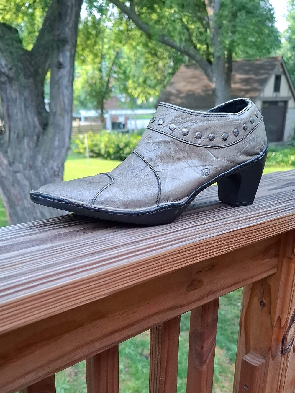 Josef Seibel Pewter Grey Ankle Booties Sz 41